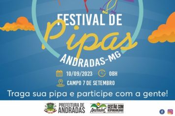 PREFEITURA DE ANDRADAS PROMOVE FESTIVAL DE PIPAS