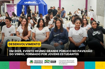 Prefeitura de Andradas realiza evento para celebrar Dia Internacional do Jovem Aprendiz