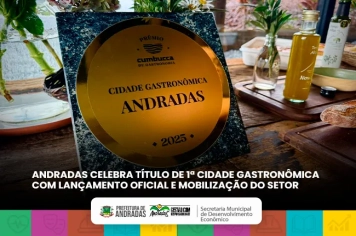 Andradas celebra título de Cidade Gastronômica de Minas Gerais 2026 com lançamento oficial e mobilização do setor
