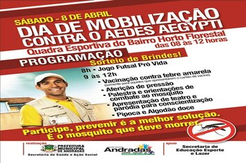 Equipes se preparam para Dia de Mobilização contra o Aedes Aegypti