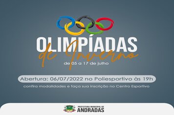 PREFEITURA DE ANDRADAS PROMOVE OLIMPÍADAS DE INVERNO