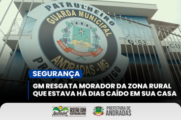 GM resgata morador na zona rural