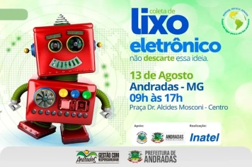 Andradas recebe campanha de Coleta de Lixo Eletrônico