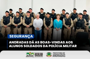 Andradas ganha reforço policial para as festas de fim de ano