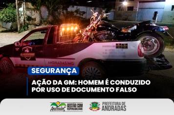 Ação da GM em Andradas