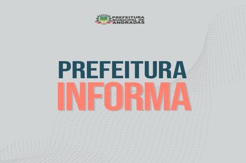 PREFEITURA MUNICIPAL DE ANDRADAS: INSCRIÇÕES DO PROCESSO SELETIVO ENCERRAM NA PRÓXIMA SEGUNDA-FEIRA, 28 DE MARÇO