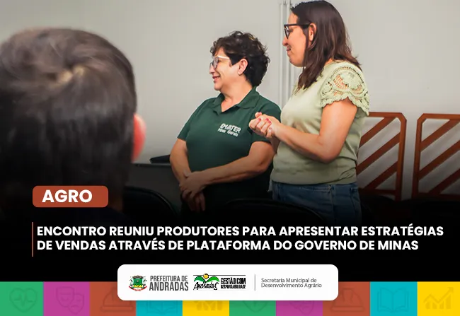 Produtores de Andradas conhecem plataforma que pode ampliar suas vendas 