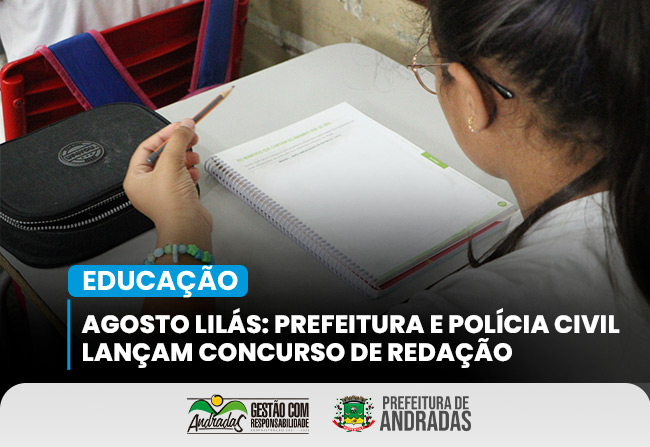 Prefeitura lança edital para concurso de redação