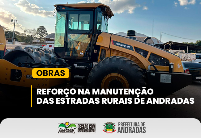 Nova máquina para o setor de Obras