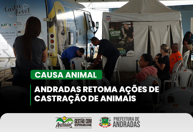 Andradas retoma programa de castrações de animais