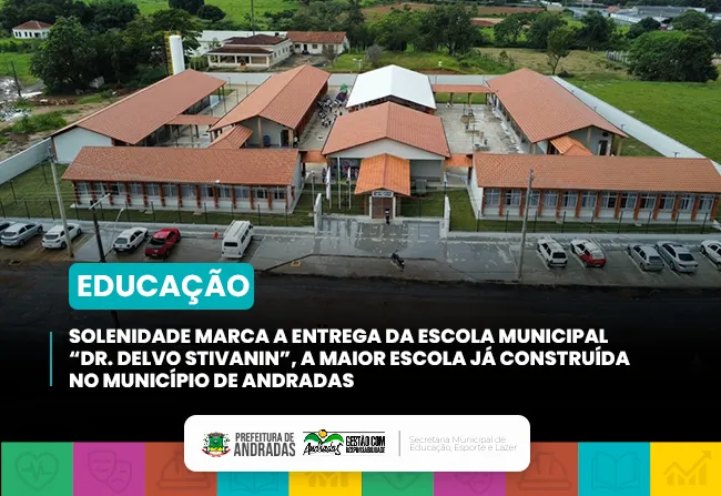 Prefeitura entrega a maior obra pública da história de Andradas