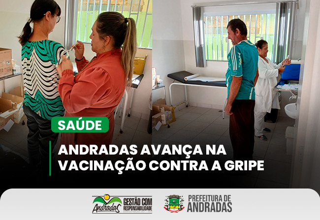 Andradas reforça a vacinação contra a gripe