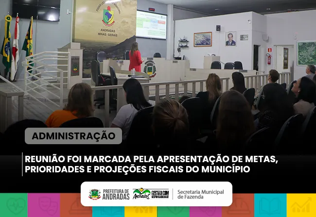Prefeitura de Andradas realiza Audiência Pública sobre a LDO 2027