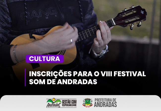 VIII Festival Som de Andradas: incentivo aos artistas musicais locais