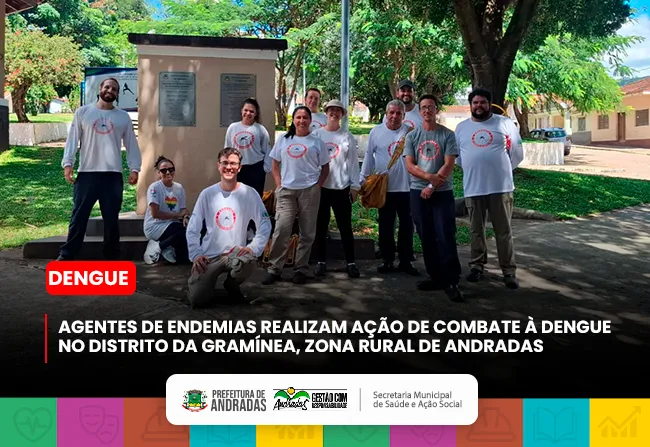 Ação de combate à dengue na zona rural