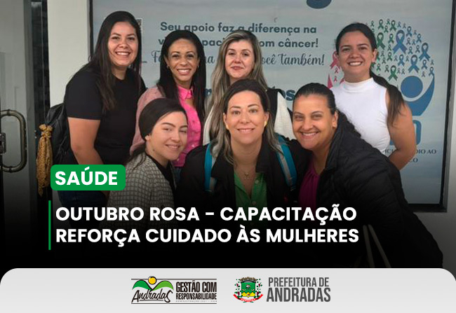 Prefeitura de Andradas fortalece ações do Outubro Rosa