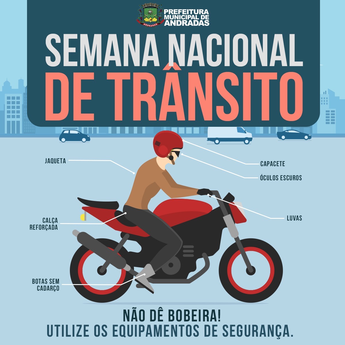 RESPEITE O SEU COMPANHEIRO DE TRÂNSITO!