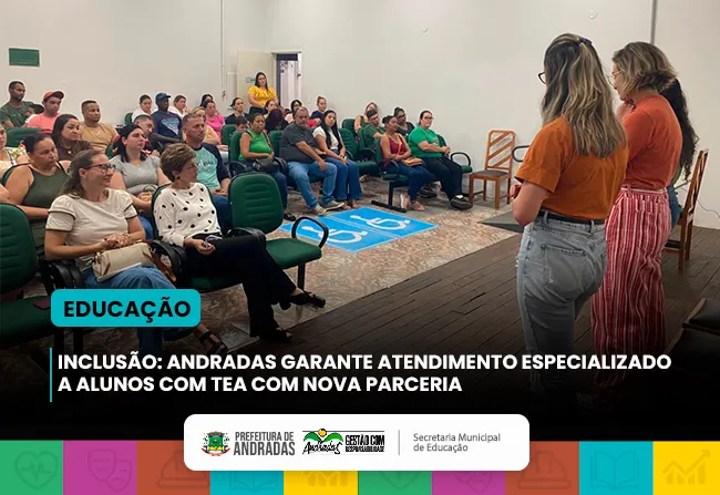 Prefeitura apresenta nova parceira da educação especial a pais de alunos da rede municipal