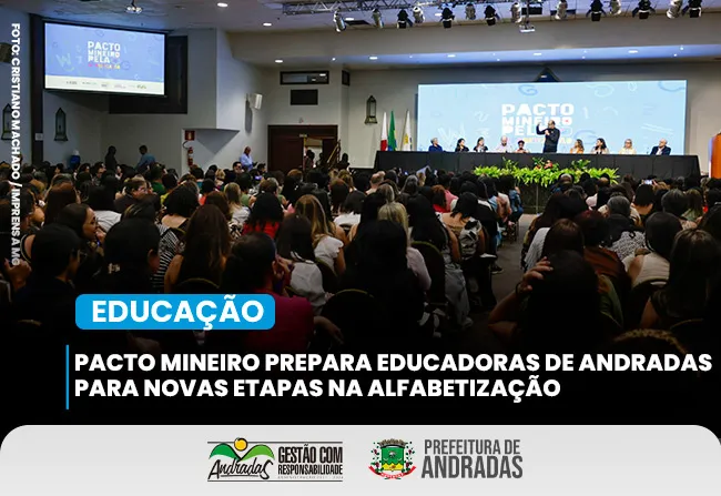 Professoras de Andradas se tornam formadoras em alfabetização
