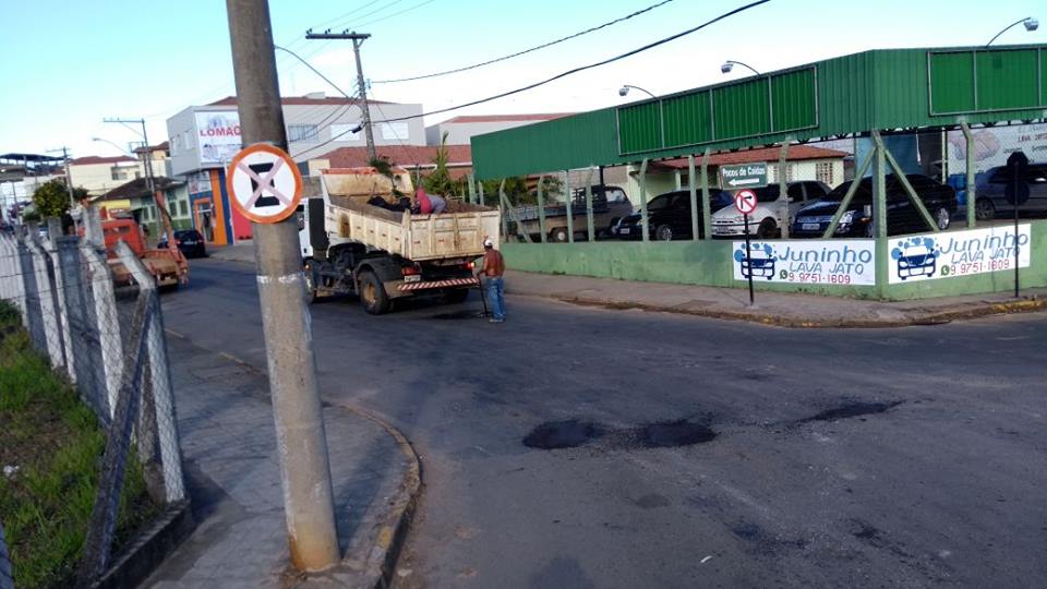 Prefeitura de Andradas inicia operação tapa buracos