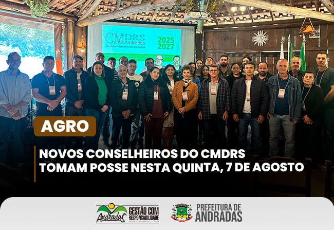 Prefeitura de Andradas nomeia novo Conselho de Desenvolvimento Rural - CMDRS