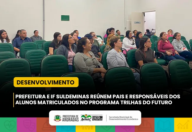 Prefeitura e IF Sulde Minas iniciam programa Trilhas do Futuro