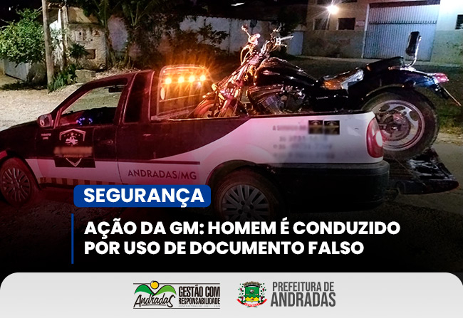 Ação da GM em Andradas