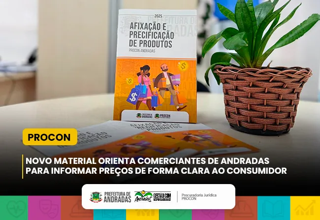 Comércio mais transparente: Prefeitura e Procon lançam cartilha sobre afixação correta de preços