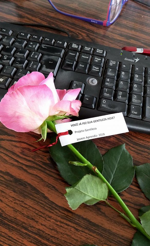 Uma gentileza que gerou sorrisos pela cidade e setores da Prefeitura