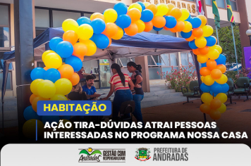 Nossa Casa - primeira ação tira-dúvidas