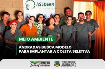 Andradas rumo à coleta seletiva
