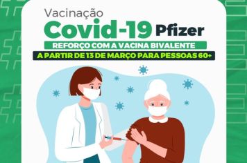 DOSE DE REFORÇO DA VACINA CONTRA A COVID-19 ESTÁ LIBERADA PARA PESSOAS COM 60 ANOS DE IDADE OU MAIS EM ANDRADAS!