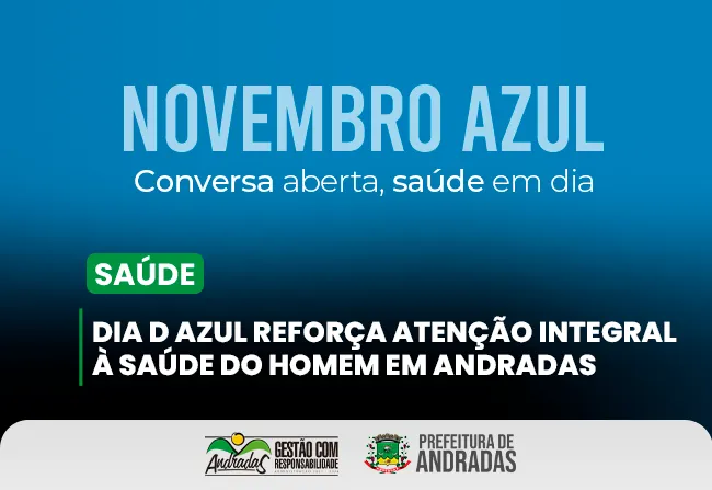 Prefeitura de Andradas promove Dia D Azul 