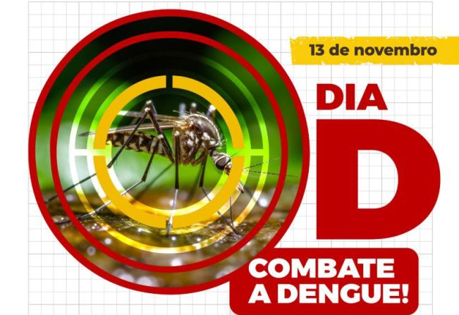 DIA D CONTRA A DENGUE EM ANDRADAS ACONTECE NESTA QUARTA-FEIRA, 13 DE NOVEMBRO