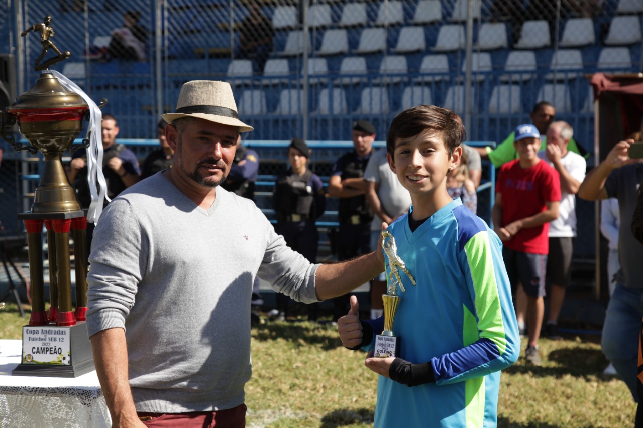 GRÊMIO YOORIN CURIMBABA É O CAMPEÃO DA COPA ANDRADAS DE FUTEBOL SUB 12